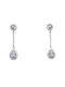 BRIDAL EARRINGS MADE OF SILVER 925 RSLS354