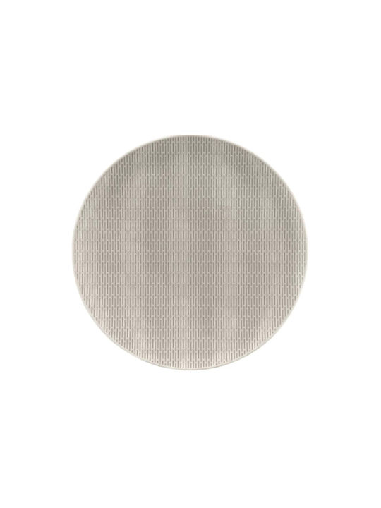 Bauscher Plate Desert made of Porcelain Gray with Diameter 20cm