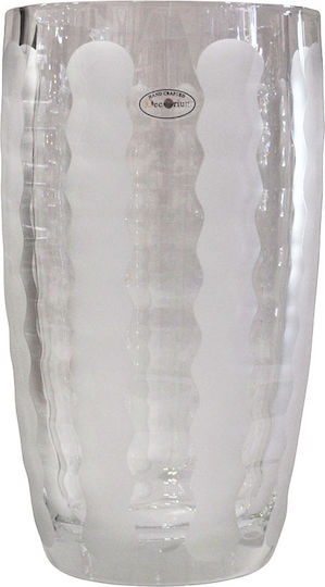 Decorium Vase Kristall Transparent F14xH25cm