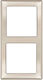 Mutlusan Daria Switch Frame 2 Positions Vertical Installation in Beige Color 10492