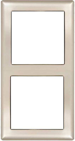 Mutlusan Daria Switch Frame 2 Positions Vertical Installation in Beige Color 10492