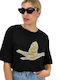 Дамска Черна T-shirt