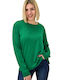 Potre Women's Long Sleeve Sweater Green