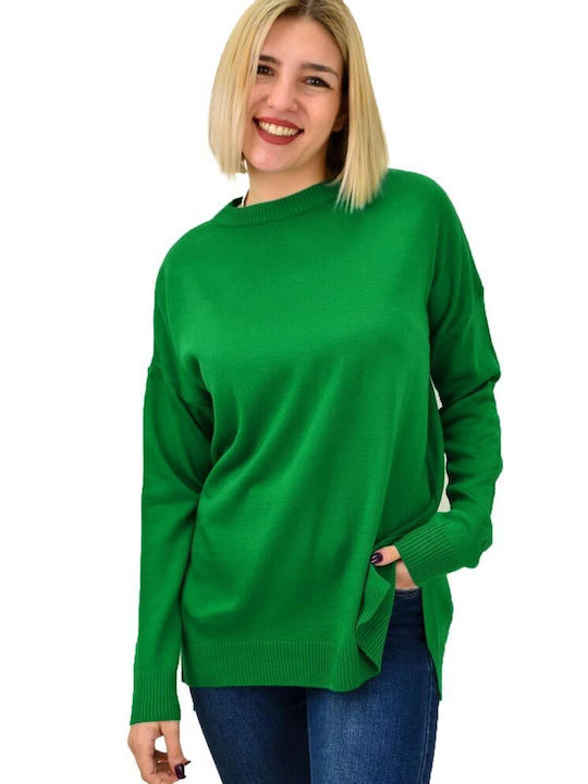 Potre Damen Langarm Pullover Grün