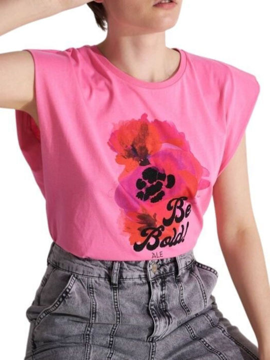 Ale - The Non Usual Casual Women's T-shirt Pink