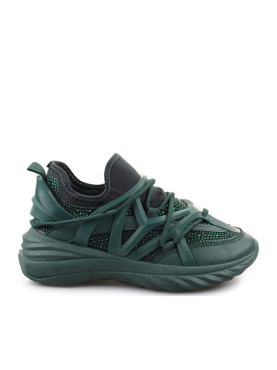 Fshoes Γυναικεία Sneakers Πράσινα