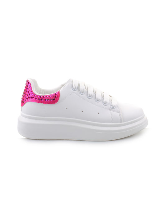 Fshoes Damen Sneakers Weiß