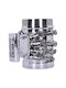 Nemesis Now Glass Beer, μπίρας made of Glass in Silver Color