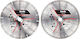 KWB Cutting Disc Construction Materials Hole Diameter 230mm 2pcs
