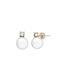 U.S. Polo Assn. Earrings made of Steel Gold Plated with Stones & Pearls