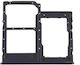 Υποδοχή Κάρτας Dual SIM SD SIM Tray Μαύρο για Galaxy A41