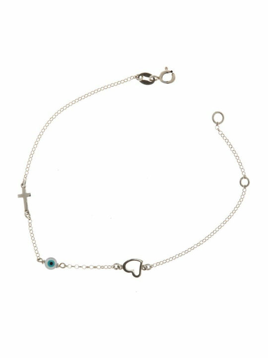 Paraxenies Damen Armband Kette mit Design Kreuz...