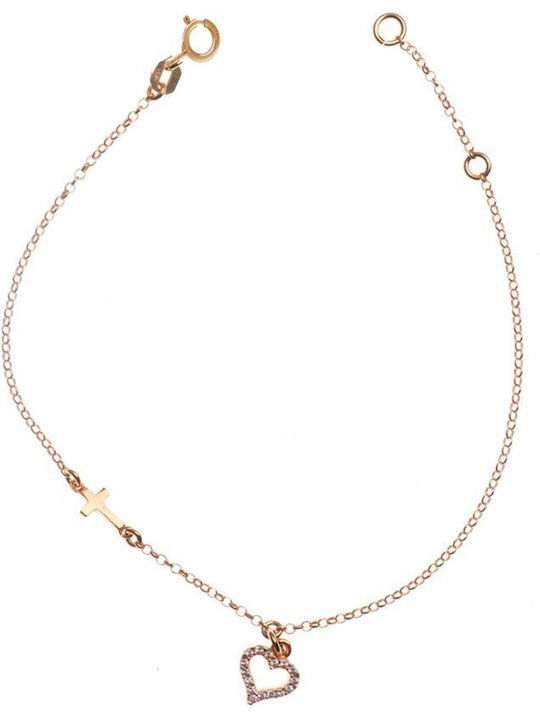Paraxenies Damen Armband Kette mit Design Kreuz...