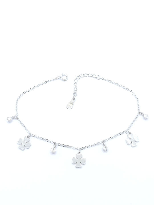 PS Silver Bracelet Chain made of Silver Gold Plated with Zircon