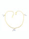 PS Silver Gold 14K Anklet Chain 22.8cm
