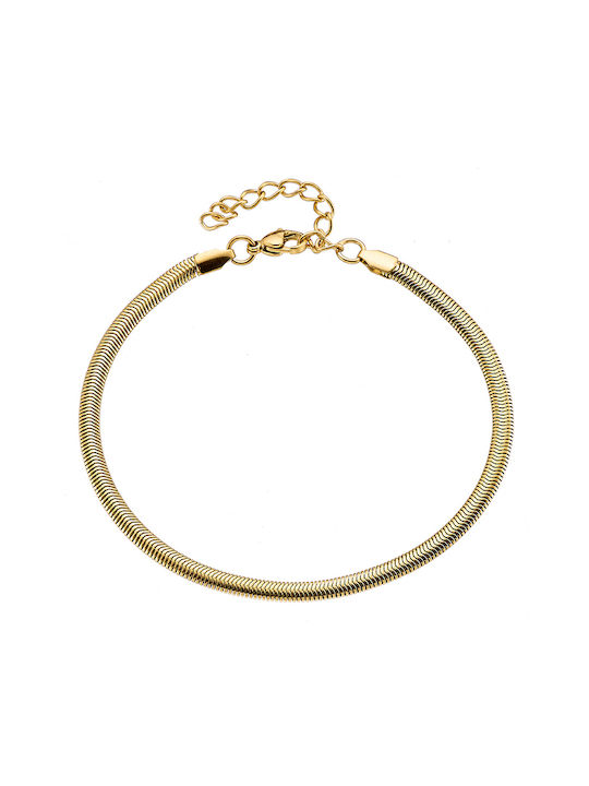 Amor Amor Bracelet Anklet Chain made of Steel Gold Plated