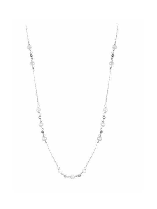 Paraxenies Necklace from Silver with Pearls