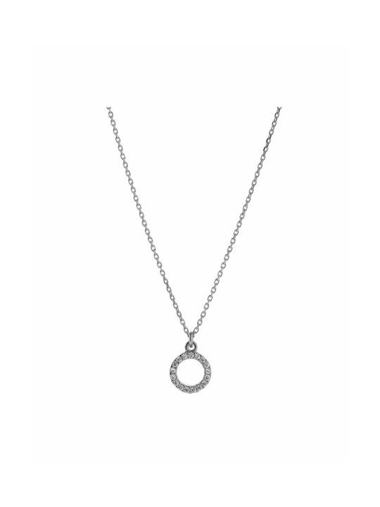 Paraxenies Necklace from Silver with Zircon