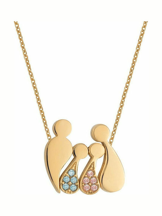 Paraxenies Necklace From Gold Plated Silver