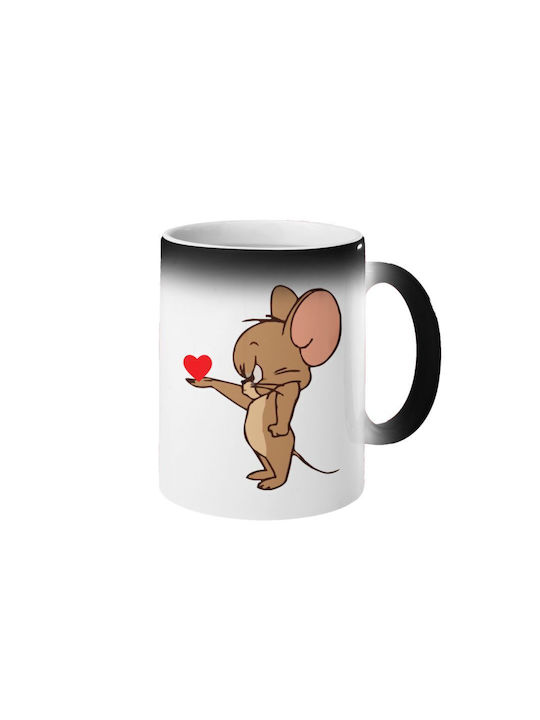 TKT Купа Керамика Черен jerrymug-magic 1бр