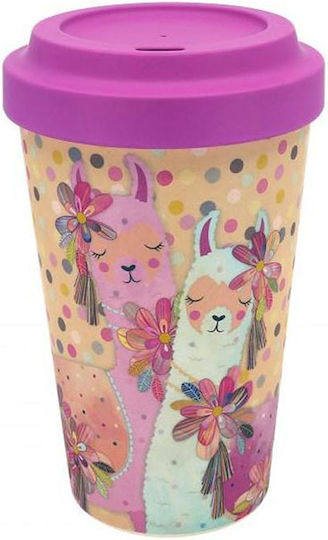The Aird Group Mug Bamboo with Lid Multicolored