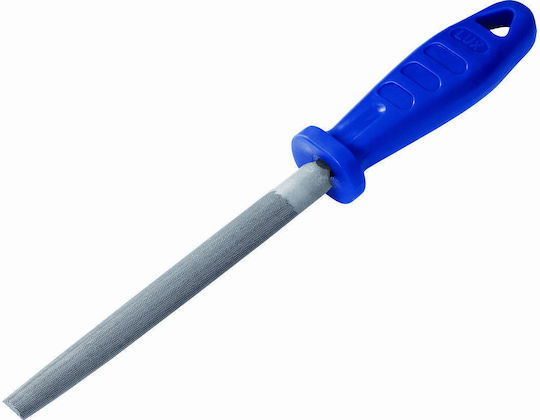 Lux Tools Λίμα Μετάλλου Ημιστρόγγυλη με Λαβή