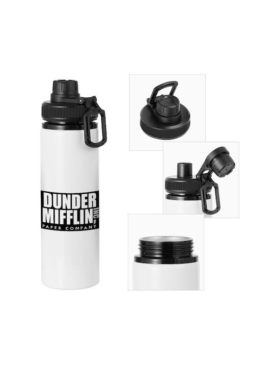 Koupakoupa Dunder Mifflin Παγούρι Αλουμινίου 850ml Λευκό