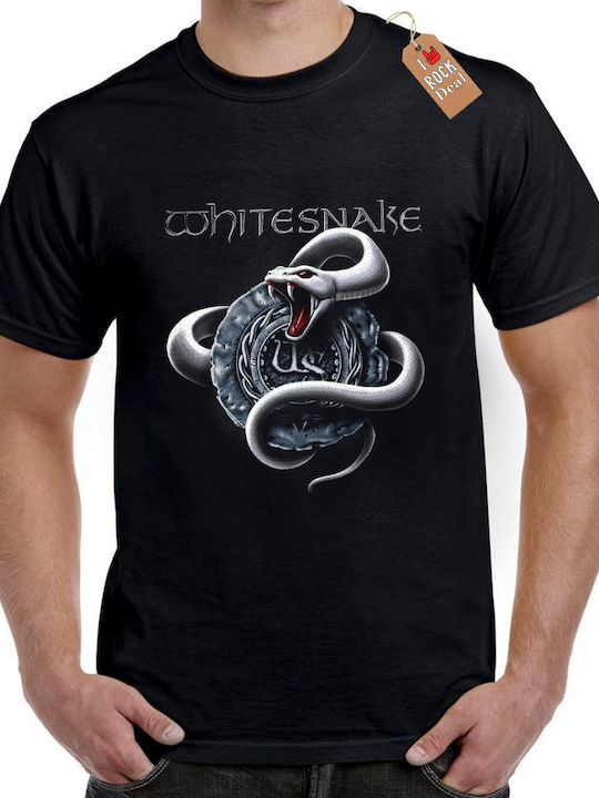 Rock Deal Whitesnake Tricou Negru Din Bumbac