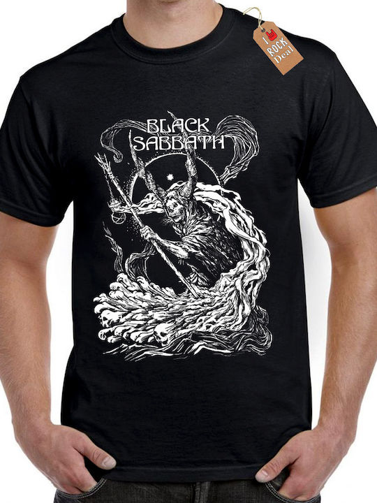 Rock Deal Sabbath T-shirt Черна Памучна
