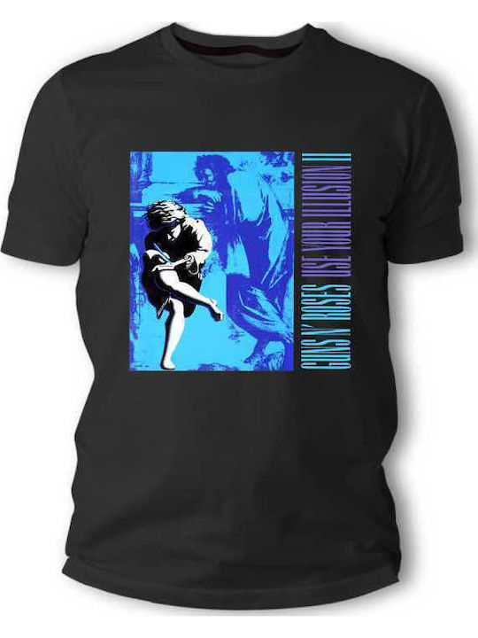 Pegasus Guns N Roses T-shirt Черна