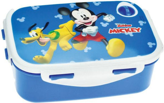 Gim Mickey Funhouse Πλαστικό Παιδικό Δοχείο Φαγητού Mickey 0.8lt Μπλε