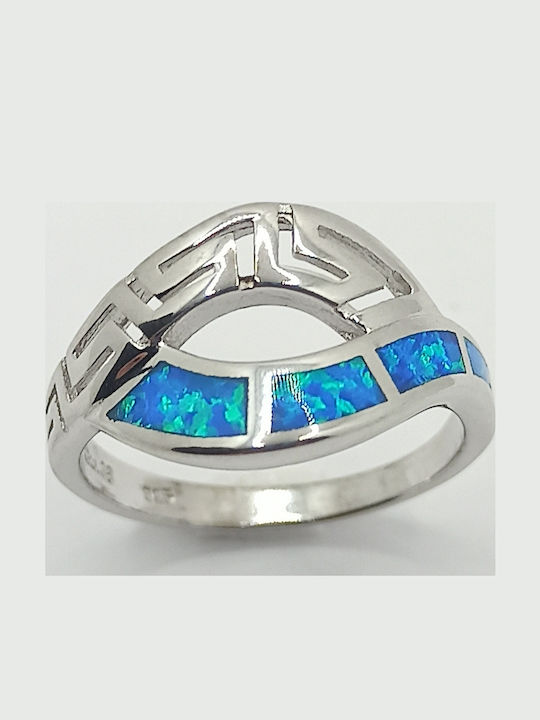 PS Silver Ring with Stones made of Silver