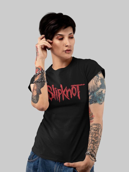 TKT T-shirt Slipknot Schwarz Baumwolle slipknot-w-ts-bl-xl