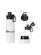 Youtube Sticla de apa Din aluminiu 850ml Alb
