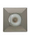Arapidis Platz Metallisch Einbau Spot mit Fassung E27 Silber 63x63cm. 1Stück