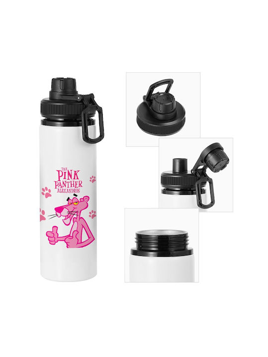 Koupakoupa The Pink Panther Aluminum Water Bottle 850ml Pink