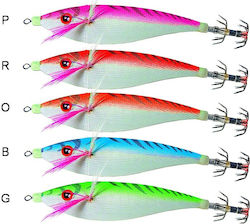 Uno Pendio Tintenfisch-Jigs Leuchtend 8.5cm Orange