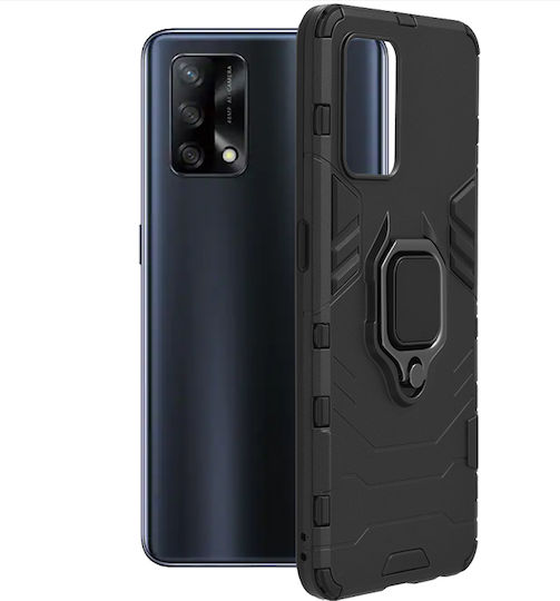 Techsuit Back Cover Σιλικόνης Μαγνητικό Μαύρο (Oppo A74)