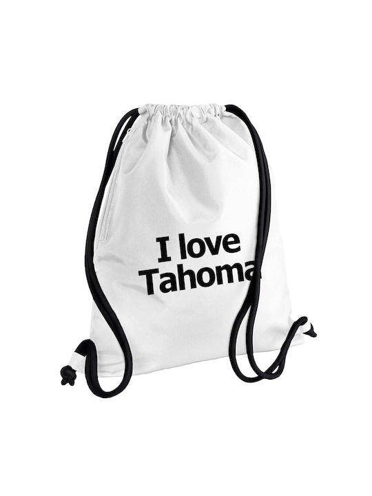 Koupakoupa I Love Tahoma Gym Backpack White