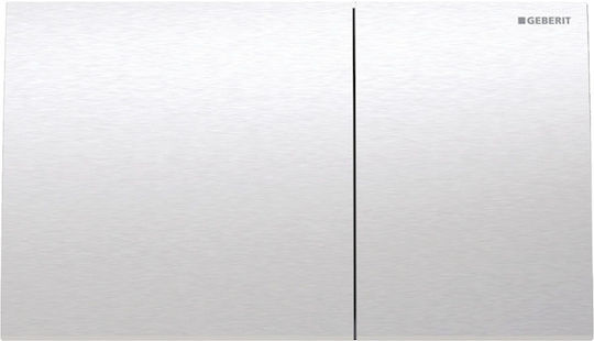 Geberit Sigma 70 Spülplatte für Doppelspülung Edelstahl