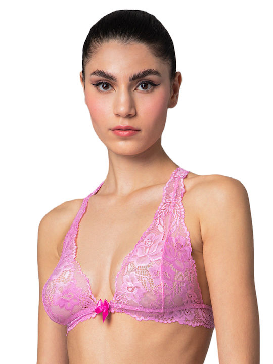 Milena by Paris Women's Bralette Bra Pink