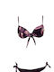 Set Bikini Push-Up Brasilien Burgundisch