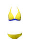 Apple Boxer Bikini Set Bra & Slip Bottom Yellow