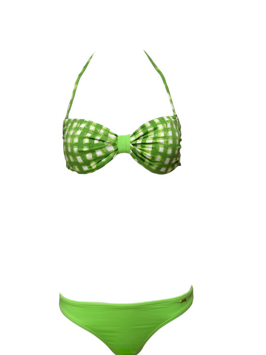 Apple Boxer Set Bikini Πράσινο