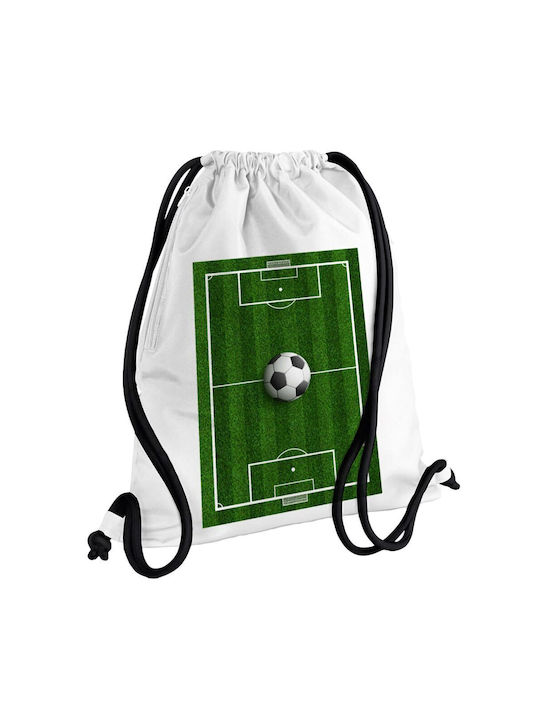 Koupakoupa Soccer Field Football Backpack White