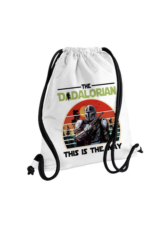 Koupakoupa The Dadalorian Gym Backpack White