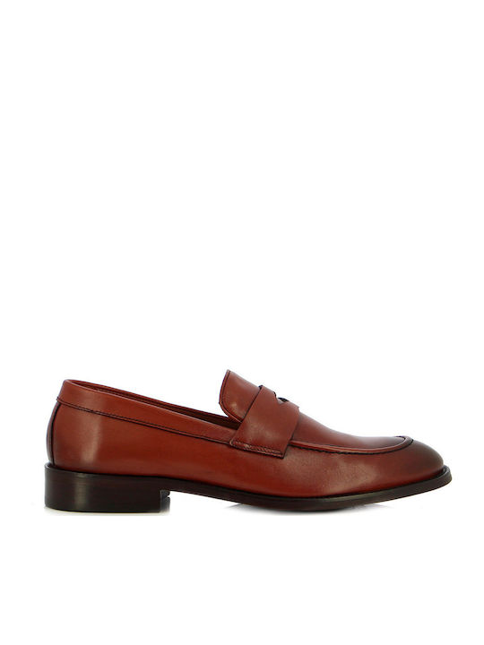 Men's Leather Moccasins Tabac Brown