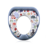 Lorelli Toddler Toilet Seat Soft-Padded with Handles Blue