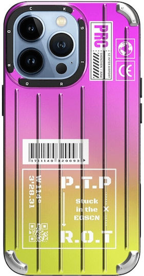 Rock Back Cover Σιλικόνης Πολύχρωμο (iPhone 14 Pro)