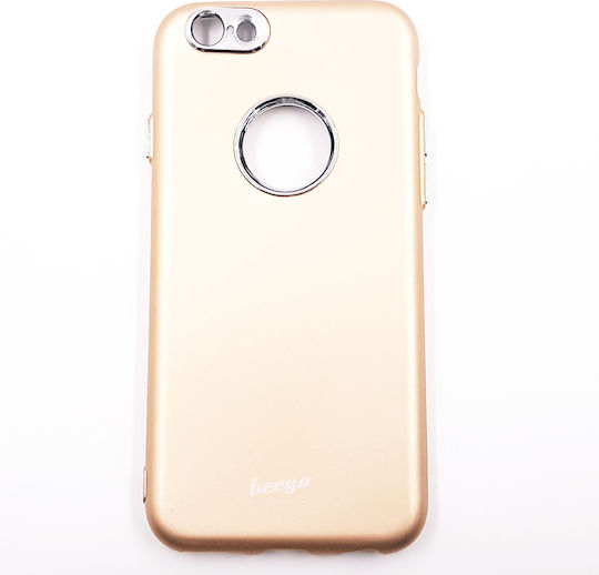 Beeyo Soft Задна корица Силикон Златист (iPhone 6/6s Plus)